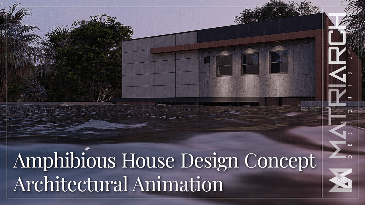 Amphibious House Design Concept | Architectural Animation