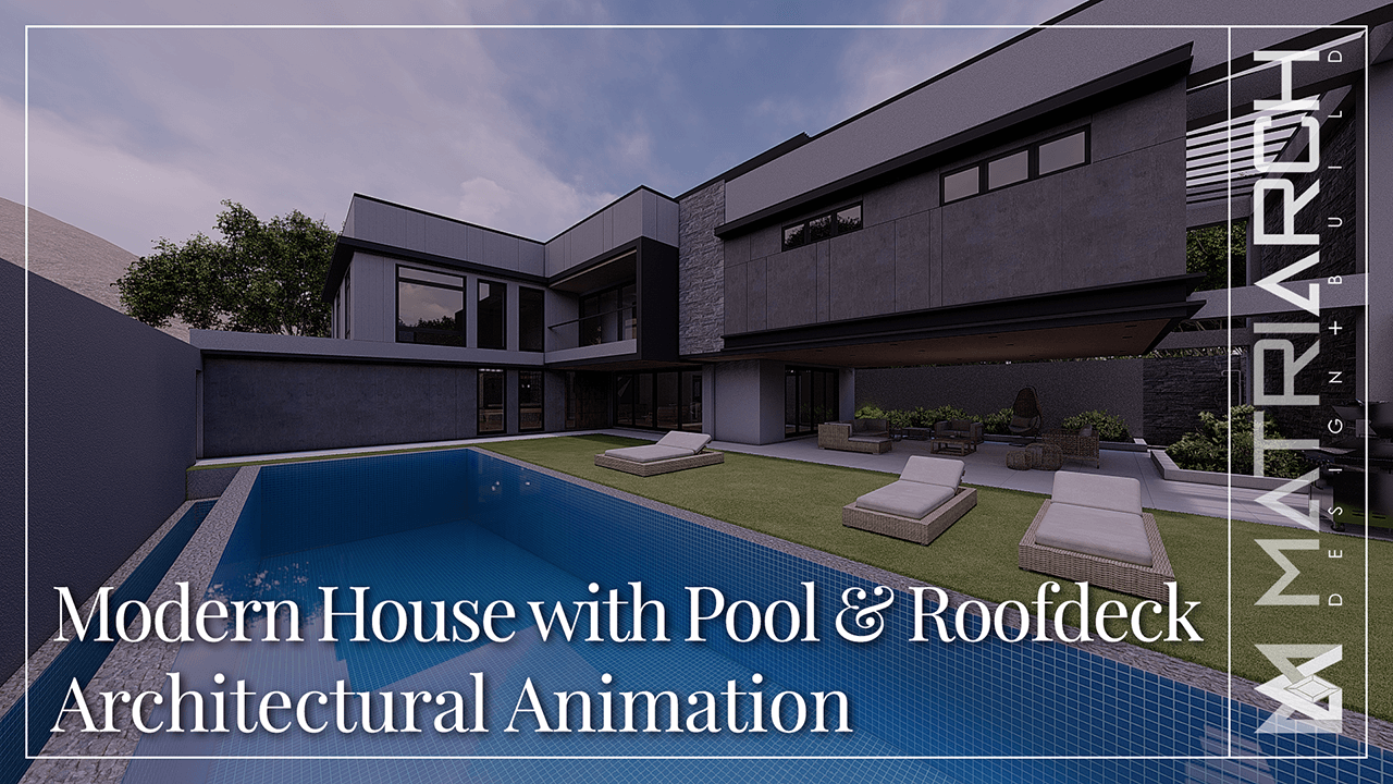 Modern House with Pool & Roofdeck | Architectural Animation